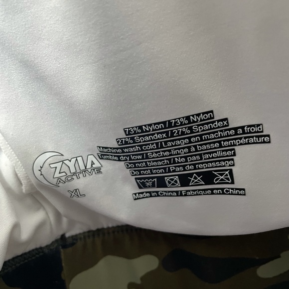 Green camo reflective soft and snug zyia bra xl - Picture 3 of 4